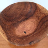 Wooden bowl culbuto