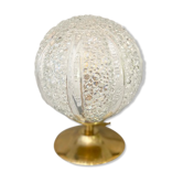 Glass "bubble" globe lamp