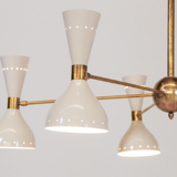 Italian brass chandelier