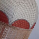 Lampshade "Vilma" in Japanese paper with fringe