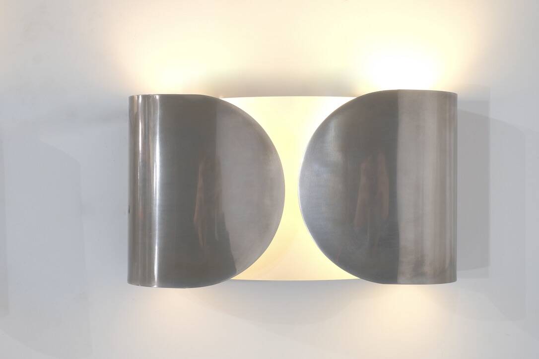 Wall sconces "Flogio" by Tobia & Afra Scarpa for Flos, Italy 1960s.