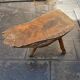 Rustic vintage real solid wood stool