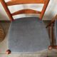 Set of 8 Scandinavian ladderback chairs, 1960s.