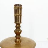 Pair of altar candlesticks in brass, Vietnam, 20th century