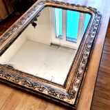 Antique gilded Louis-Philippe mirror – “Adélaïde”