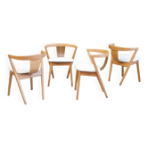 Set of 4 restored art deco chairs