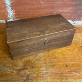 Antique wooden box with vintage clasp