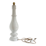 Vintage turned wood lamp base