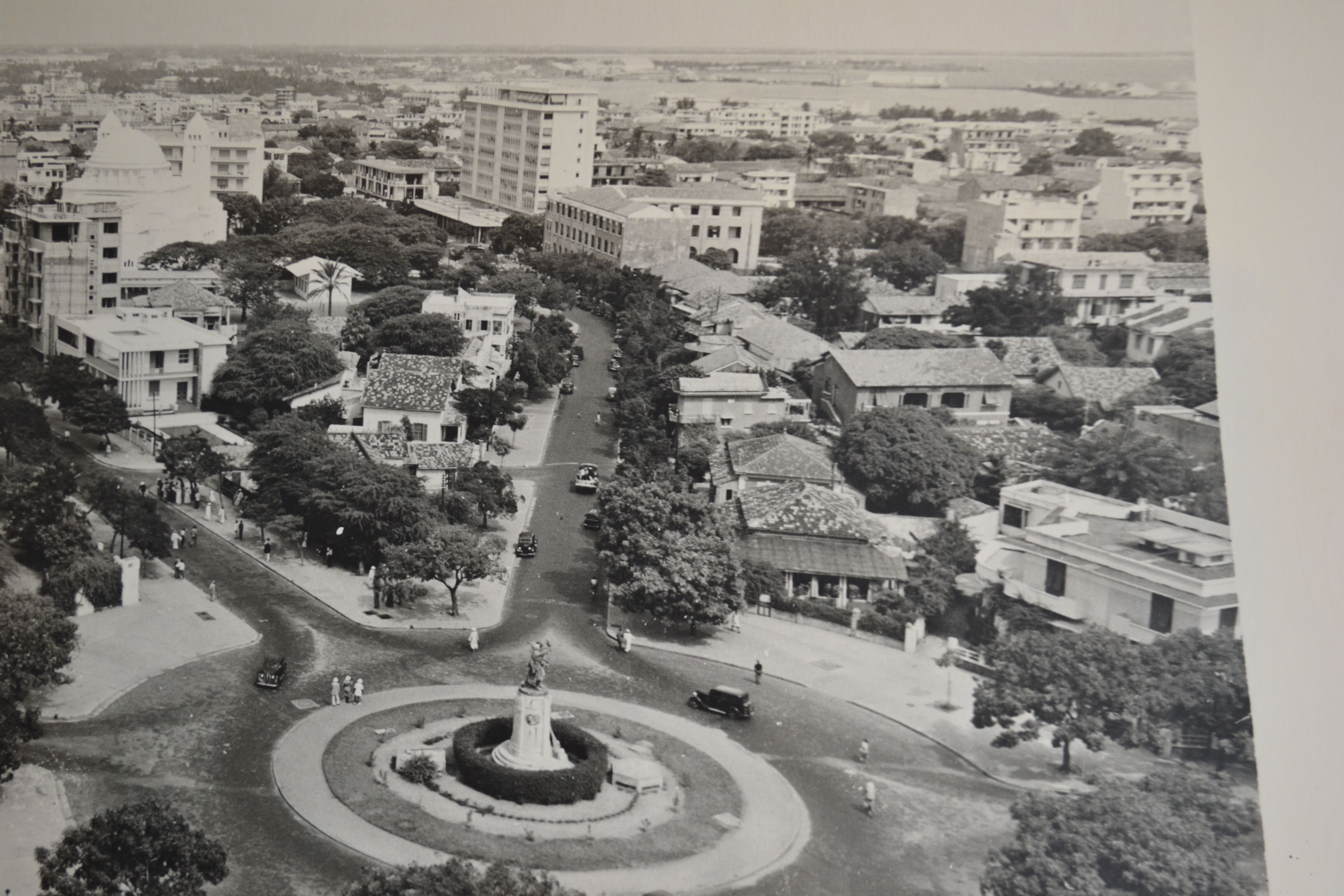 Anonymous silver photo africa senegal dakar cathedral district circa 1950