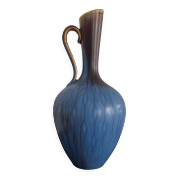 Gunnar Nylund, Carafe/vase en céramique avec motif rare, Scandinavian Modern