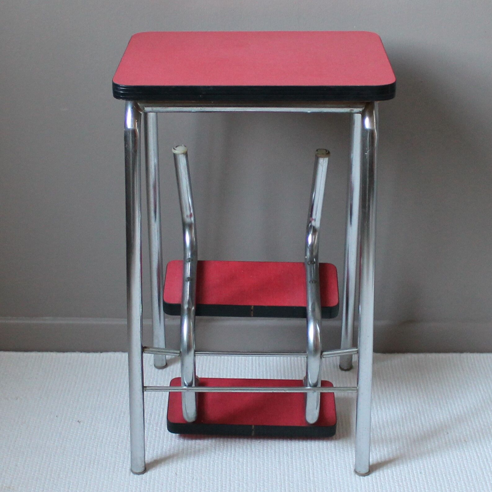Vintage step stool formica
