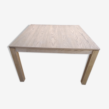 Dining table square chene 120x120 scandinavian style years 70