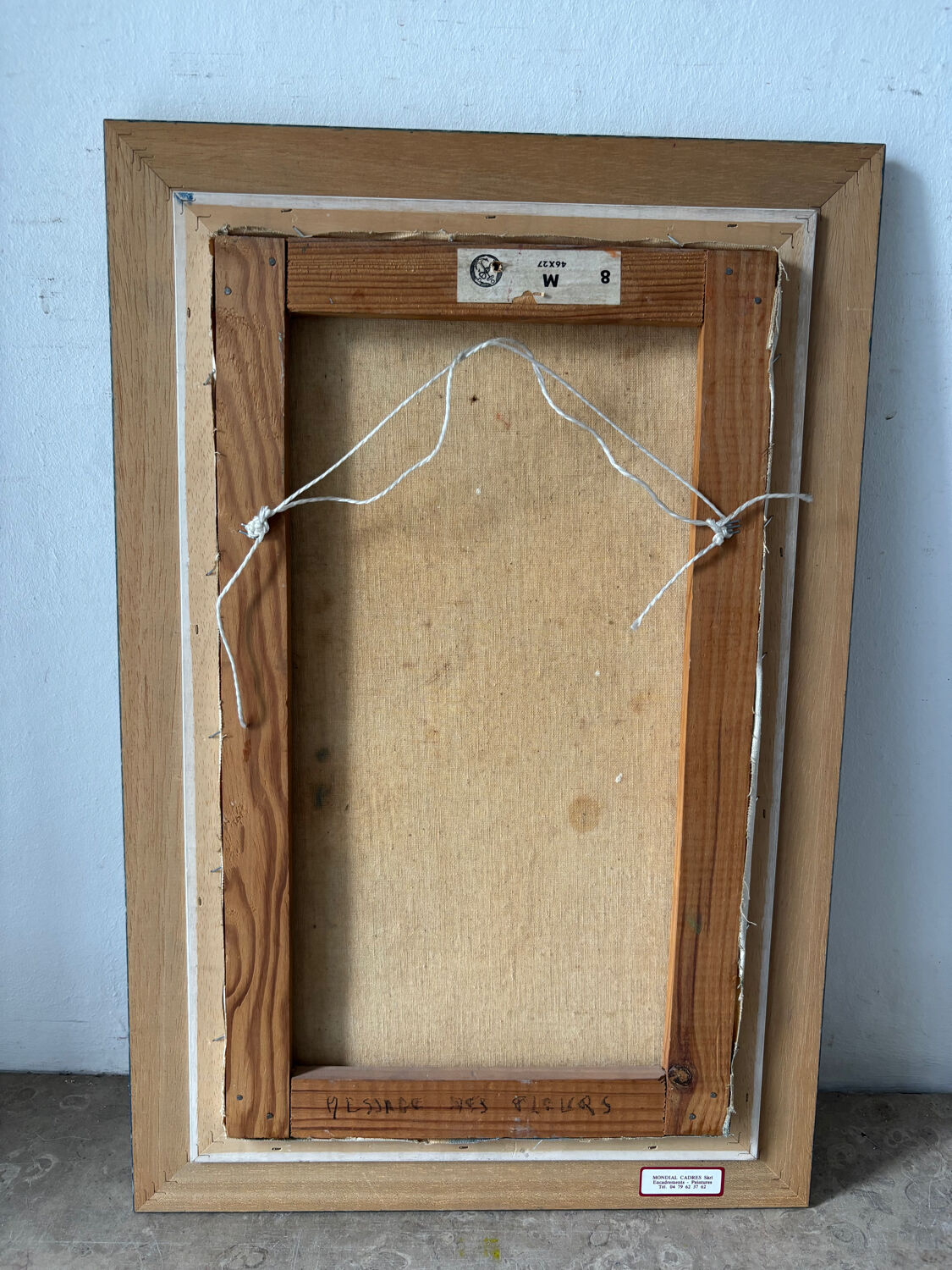 Signed bouquet of flowers