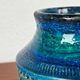 Mid-Century Modern Rimini Blu Pottery Vase by Aldo Londi for Bitossi, Italy, 1960s