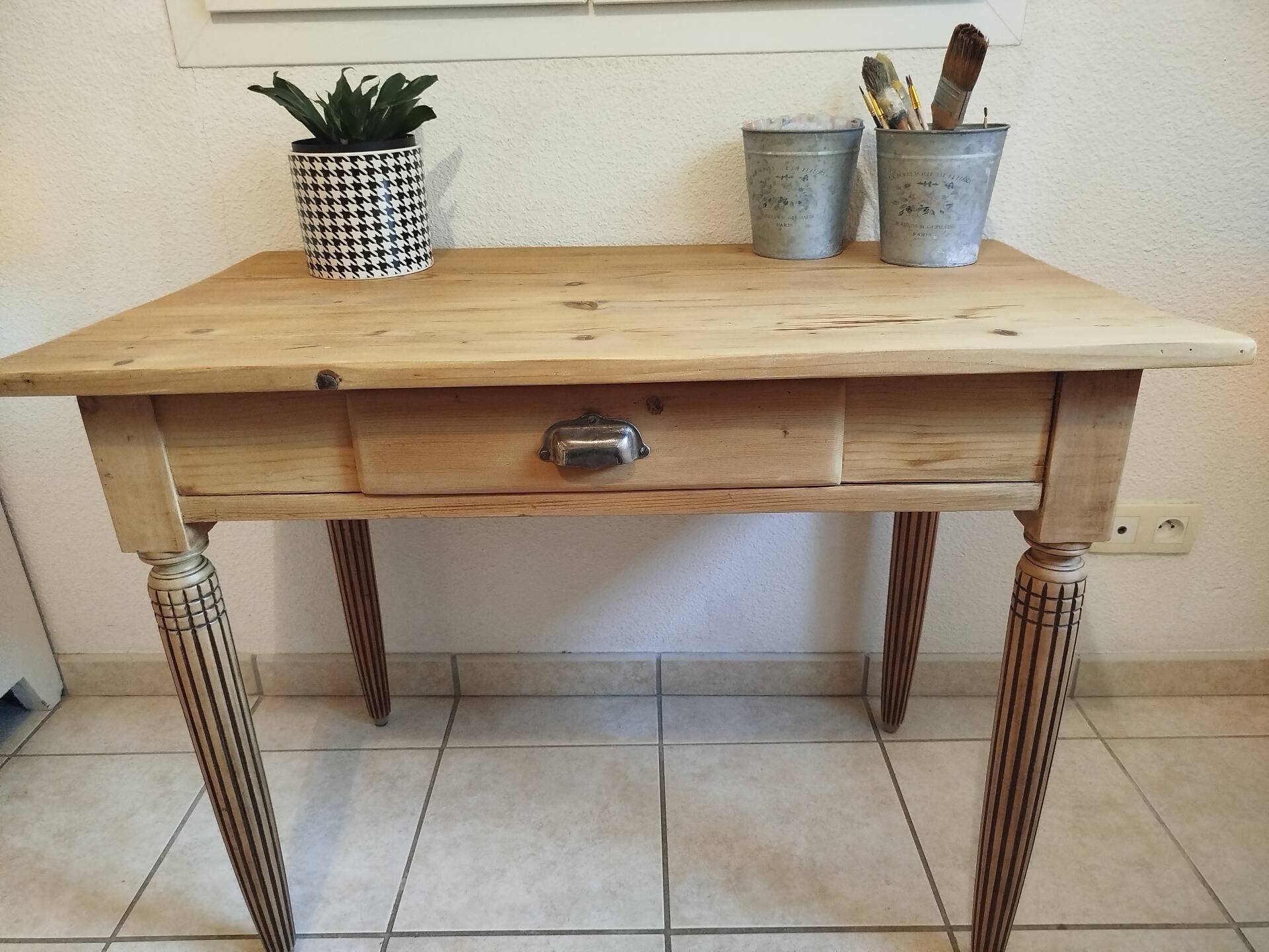 Old table, farmhouse desk
