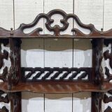 Etagère en acajou fin XIXème à poser ou suspendre