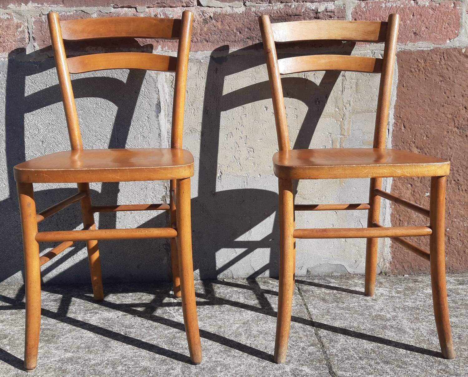 Pair of Luterma bistro chairs
