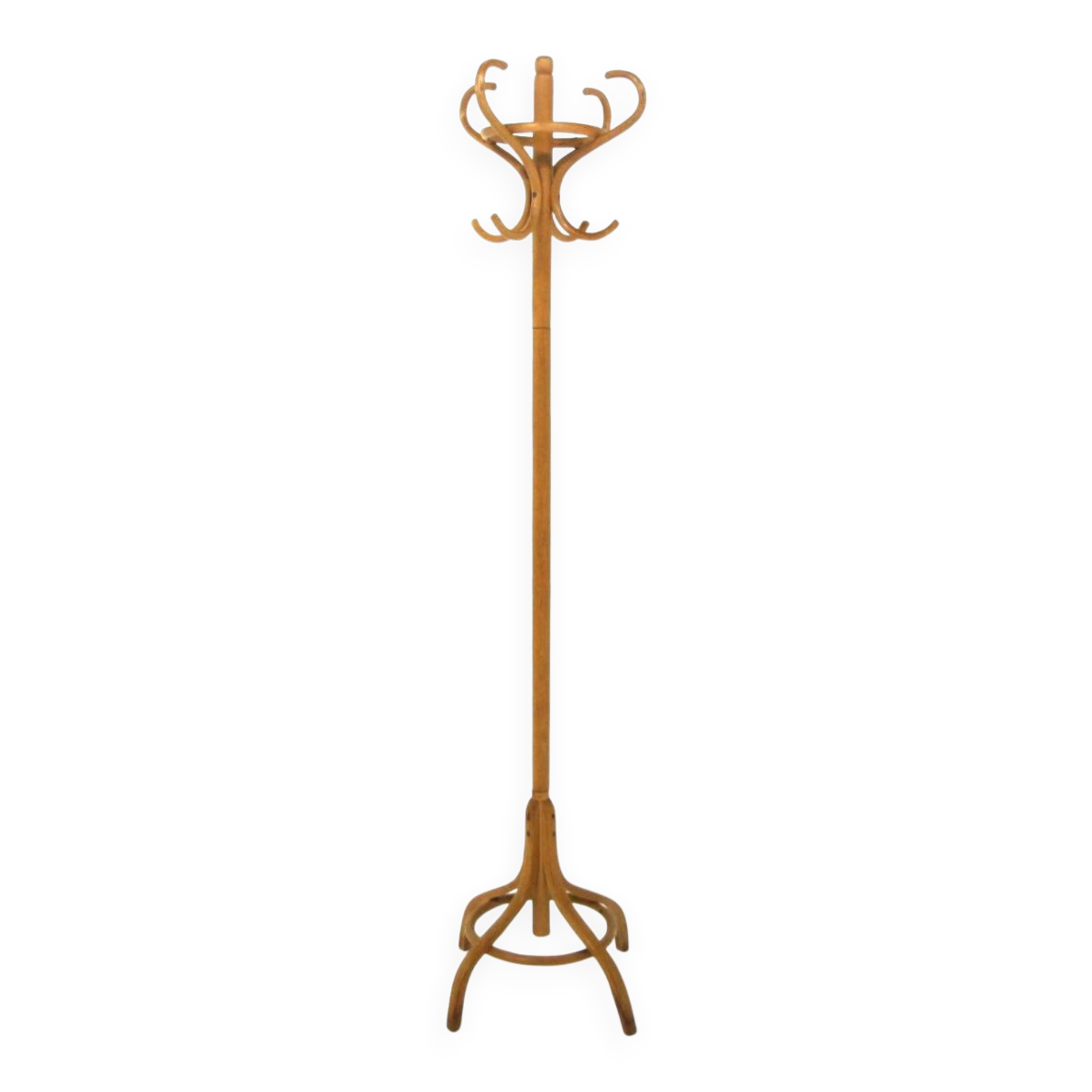 Beech coat rack parrot, Sweden, 1960