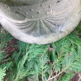 Pair of stone planter medicis