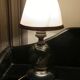 Petite lampe en cristal, art déco