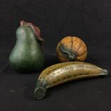 Terracotta fruit/vegetable set
