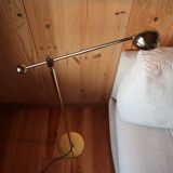 Golden floor lamp