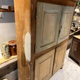 Vintage farmhouse high sideboard from the 19th century