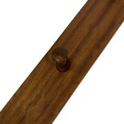 2 portemanteaux muraux danois vintage en teck