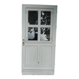 Old Vintage Wooden Glass Door