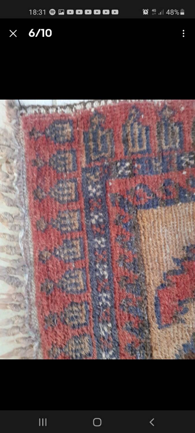 Ancient tribal rug 135x85cm