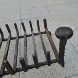 Cast iron log holder