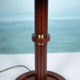 Vintage wooden table lamp from the 1960s.