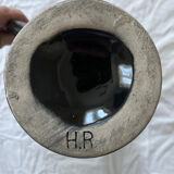 Ceramic vase signed HR