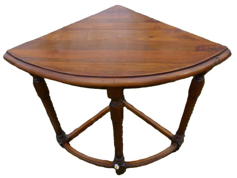 Solid cherry wood corner