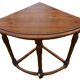 Solid cherry wood corner