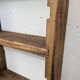 Modular shelf in raw wood with a vintage patina