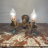 Wall lamp - patinated bronze - renowned décor - Empire style