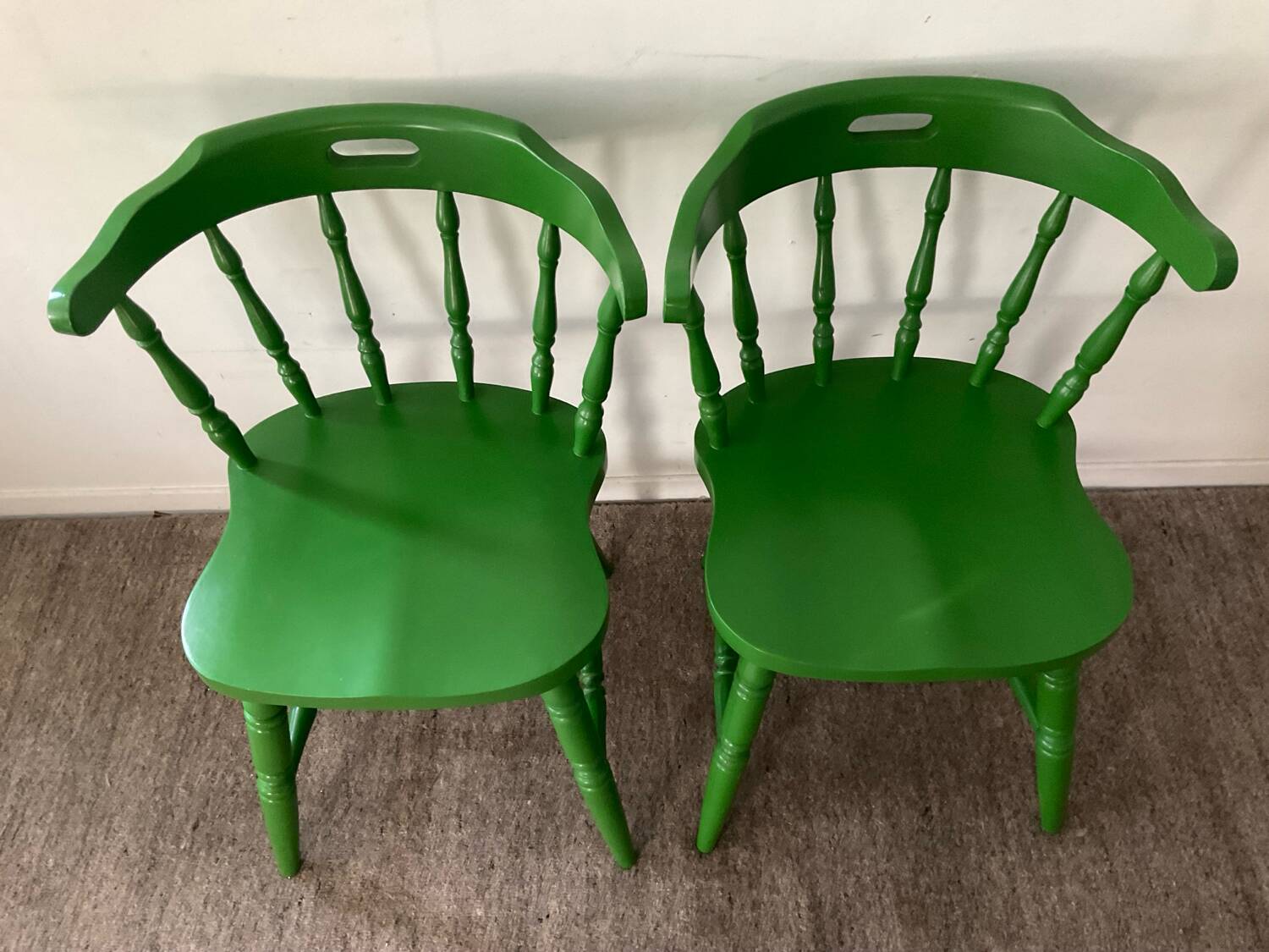 Pair of 1970s bistro chairs