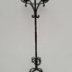 Candelabra floor lamp wrought iron candlestick