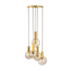 Grand cascading chandelier design with smoked glass by Cosack, Germany, 1970s.