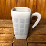 Series of 5 cups broste copenhagen vintage blue ceramic #a513