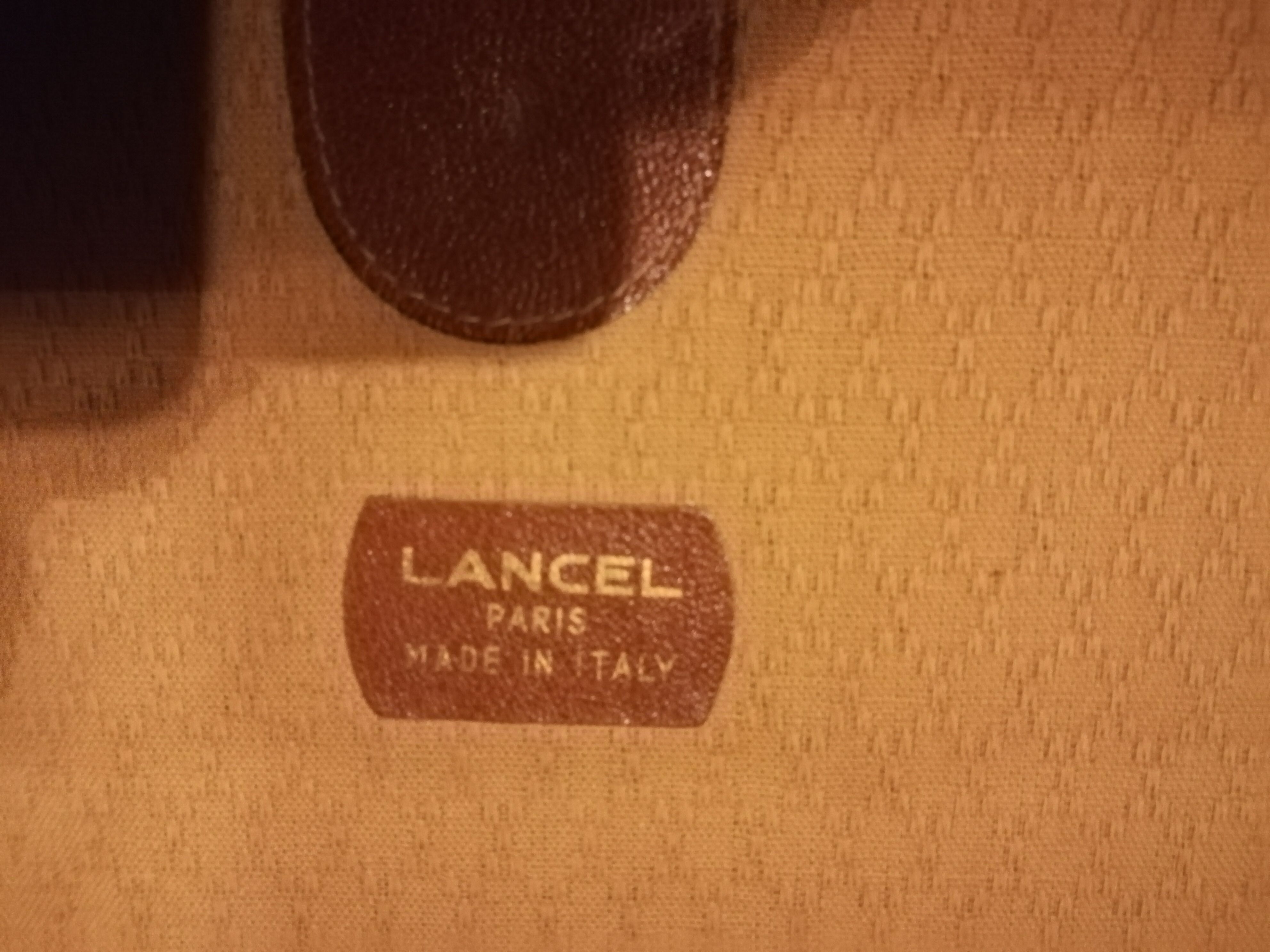 Old trunk of Lancel travel