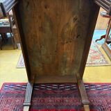 Art Deco table sculpted in solid wood