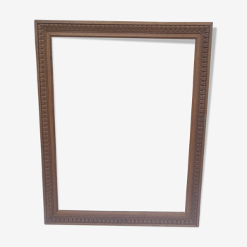 Natural wood frame