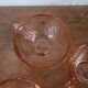 Set of 5 Rosaline Arcoroc coffee cups