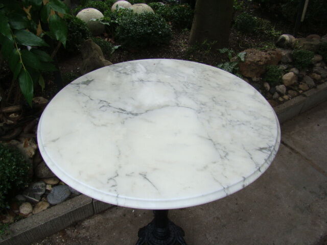Table bistrot marbre ancienne