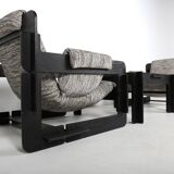 Pair of armchairs and coffee table Rover by Arne Jacobsen, 1968