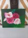 Tableau huile sur toile bouquet de roses