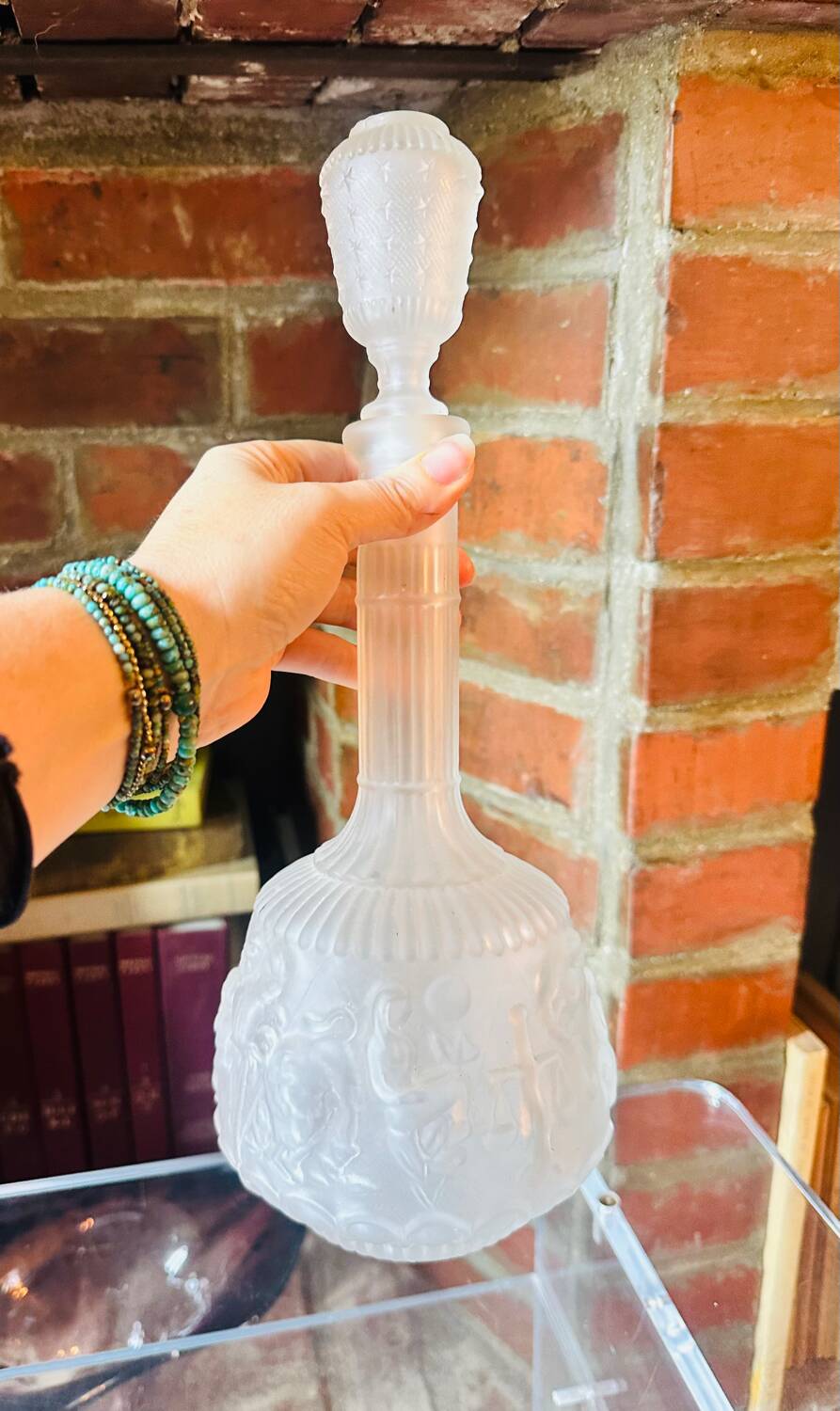 Vintage zodiac carafe, Italy