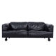 Twice 2.5-Seater Leather Sofa by Pierluigi Cerri for Poltrona Frau, 1990s